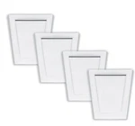 Mid America Classic Gable Vent Keystone 001 White - 4 Pack. Fixed Price $19.99.