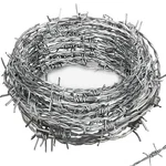 Point Barbed Wire, 18 Gauge Real Roll 40 Feet For Fence. Fixed Price $19.99.