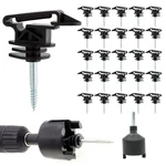 25 Pcs Electric Fence Screw-in Tape Insulators Wood Post Poly.... Fixed Price $20.99.