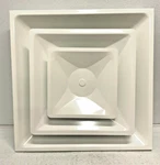 New Metalaire 5700-6 12/24 01 24" X White Ceiling Diffuser 12" Neck B2B. Fixed Price $150.00.