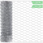 Chicken Wire Poultry Netting 13.7"X236", Silver. Fixed Price $14.76.
