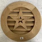 Wood Round Louver Als 18 In. Cedar Attic Siding Ventilation Outdoor New. Fixed Price $49.99.