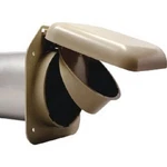 (1)-P-TEC No-pest 4 In. Tan Plastic Low Profile Dryer Vent Hood Npvt. Fixed Price $30.89.