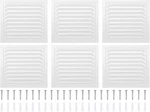 6 Pcs 10 X Inch Aluminum Attic Vents Metal Gable Wall Shed With Screens. Fixed Price $36.71.