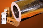 20" Silver Jpl Insulated Flexible Duct R6 25'. Fixed Price $215.99.