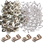 100PCS Fence Wire Clamps Cattle Panel Clips W/ Screws For Vinyl Wood Metal. Fixed Price $15.19.