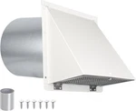 8 Hooded Wall Vent With Screen And Damper,outdoor Inch, White. Fixed Price $78.88.