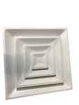 Trueaire, 2004CD/12, 24" X Ceiling Module, 3 Cone Step Down, Steel, 12" Dia. Fixed Price $109.99.