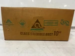 Atco Flexible Duct: 10" Dia, 25' Long, 4.2, 0.05% Vapor Trans Fiberglass 3F325. Fixed Price $92.00.