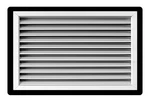 Hvac Premium 18 10 Aluminum Privacy Door Air Grille Outside Dem 19X 11. Fixed Price $64.99.