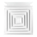 Shoemaker 425-20X20 Step-down Ceiling Diffuser With Slide-in Damper. Fixed Price $220.24.