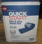 Gaf Quick 9" X 33" Peel & Stick Starter Roll-shingle Adhesive. Fixed Price $40.00.
