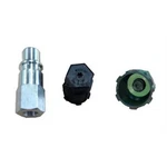 Fjc R-1234YF Aluminum Straight Adapter With Jra Valve Core 1/4 Sae M10 X 1.25. Fixed Price $14.99.