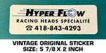 Hyper Flow Racing Heads Specialite - Vintage Original Decal Sticker Engines. Fixed Price $6.54.