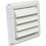 Deflecto Fresh Air Intake Vent Hood With Fixed Louvers For General White. Fixed Price $22.25.