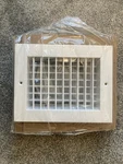 A64 Tuttle & Bailey Vertical Deflection Supply Grille 8"X6" White Surface Hvac. Fixed Price $6.00.