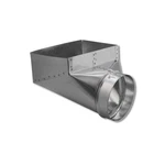 Imperial 10 In X Silver Galvanized Steel Register Boot GV0629. Fixed Price $24.99.