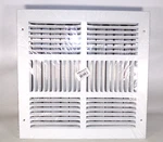 New Truaire 104-O 12" X 4-WAY Sidewall Or Ceiling Register. Fixed Price $18.99.