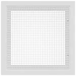 American Louver Str-erfg-w-fr Return Air Grilles 23 3/4 X In, Matte,. Fixed Price $83.95.