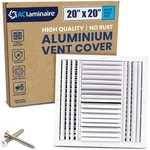 20X20" 4-WAY Aluminum Hvac Vent Cover Wall Ceiling Register Adjustable Damper. Fixed Price $73.15.
