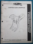 La-bounty Contractor's Grapples Safety Operation & Maintenance Manual Book. Fixed Price $19.99.