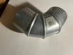 Imperial 4-IN X Galvanized Steel Round Duct Elbow GVL0028-A Upc 06346785006. Fixed Price $5.00.