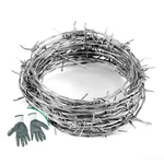 32FT Barbed WIRE,4 Point Perfect For Crafts, Fences, And Cr.... Fixed Price $16.24.