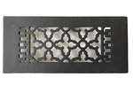 Register Grate Grille 10" X 4" New Cast Iron Air Forged Black Acorn GR6BG. Fixed Price $38.00.