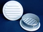 RLW-100 2-1/2" White Faced Aluminum Louver & Screen 4/BAG. Fixed Price $21.17.