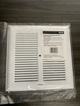 Broan Bathroom Ceiling Fan Grille Cover Metal White 10 1/4 X. Fixed Price $31.99.