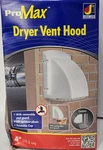 Dundas Jafine Promax In. White Plastic Dryer Vent Hood BPMH4WZW W/ Pest Guard. Fixed Price $11.49.