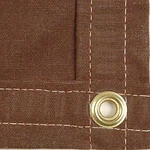 Sigman 12' X 20' Heavy Duty Cotton Canvas Tarp 18 Oz - Brown Made In Usa New. Fixed Price $199.95.