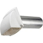 (4)-DUNDAS Jafine Promax In. White Plastic Dryer Heat Vent Hood BPMH4WZW. Fixed Price $84.89.