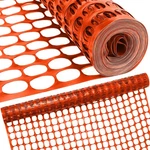 Temporary Fence 4X100FT Orange Plastic Mesh Roll Safety Netting Garden Yard. Fixed Price $58.88.