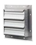 Dayton 53DR12 17"H-W 5.75"L Aluminum Wall Shutter, 14-1/2 X. Fixed Price $77.70.