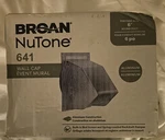 Broan-nutone 641 -- Aluminum Wall Cap In. Round Duct New. Fixed Price $42.99.