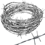 Real Barbed Wire 25FT 18 Gauge - Great For Crafts, Fences, Critter Deterrent. Fixed Price $11.55.