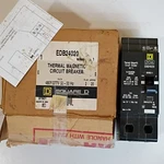 Square EDB24020 20A Thermal-magnetic Circuit Breaker 2-POLE 480/277V Panel. Fixed Price $119.99.