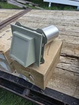 Mid-america Vinyl Hooded Vents 4" 232. Fixed Price $18.00.
