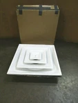 Continental Register HVS10 24" X White Square Supply Grille 10" Collar. Fixed Price $20.00.