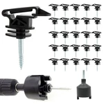 25 Pcs Electric Fence Screw-in Tape Insulators Wood Post Poly.... Fixed Price $20.24.