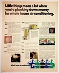 Vintage Trane Comfort Corps Whole House Air Conditioning Magazine Ad Hvac. Fixed Price $17.10.
