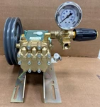 Unused Arimitsu 516 Triplex Plunger Pump, 4 Gpm, 2000 Psi. Fixed Price $599.00.