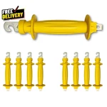 8 Pack Electric Fence Rubber Gate Spring Handles Insulated P...... Fixed Price $33.78.