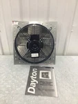 Dayton - 484X38 Shutter Mount Exhaust Fan 12 In Blade Totally Enclosed 1/15 Hp. Fixed Price $67.50.