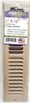 Speedi Grille Toe Kick Damper X 12" Brown Heavy Gauge Steel Vent SG-212 Tkdb. Fixed Price $8.50.