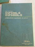 Okuma Operation Manual OSP500L-G OSP5000L-G 2446-E-R6 May 1988 6TH Edition. Fixed Price $25.00.