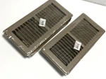 Truaire CM150MB 4X10 Floor Grill Registers 10" 4" Steel Brown Lot Of 2 New. Fixed Price $12.50.