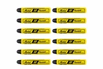 Markal 81923 Paintstik Solid Marker, Black High-temp 1600 F 12-PACK. Fixed Price $36.00.