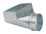 Imperial 10 In. H X W Silver Galvanized Steel Register Boot GV0626-C. Fixed Price $20.95.